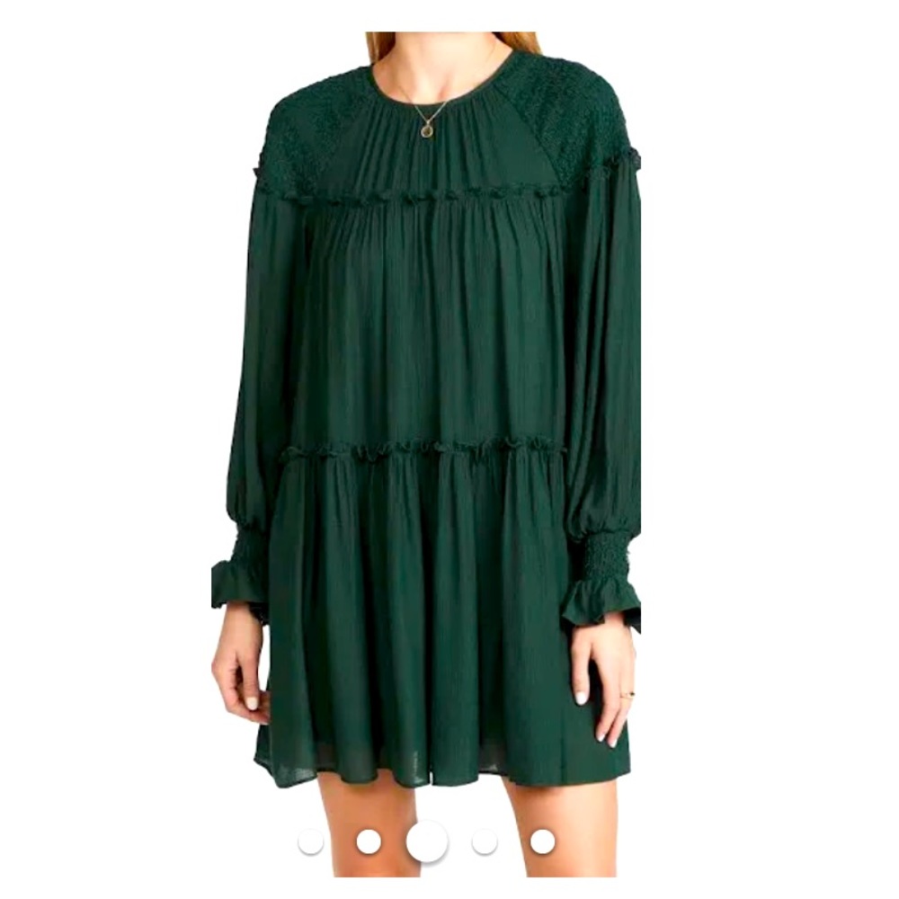 BNWT Moon River emerald green summer dress